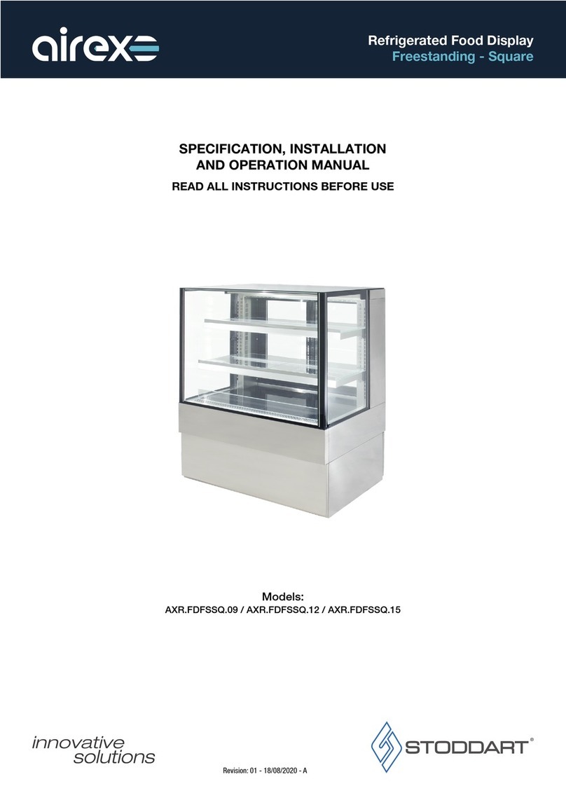 STODDART AIREX AXR.FDFSSQ.09 Specification, installation and operation manual