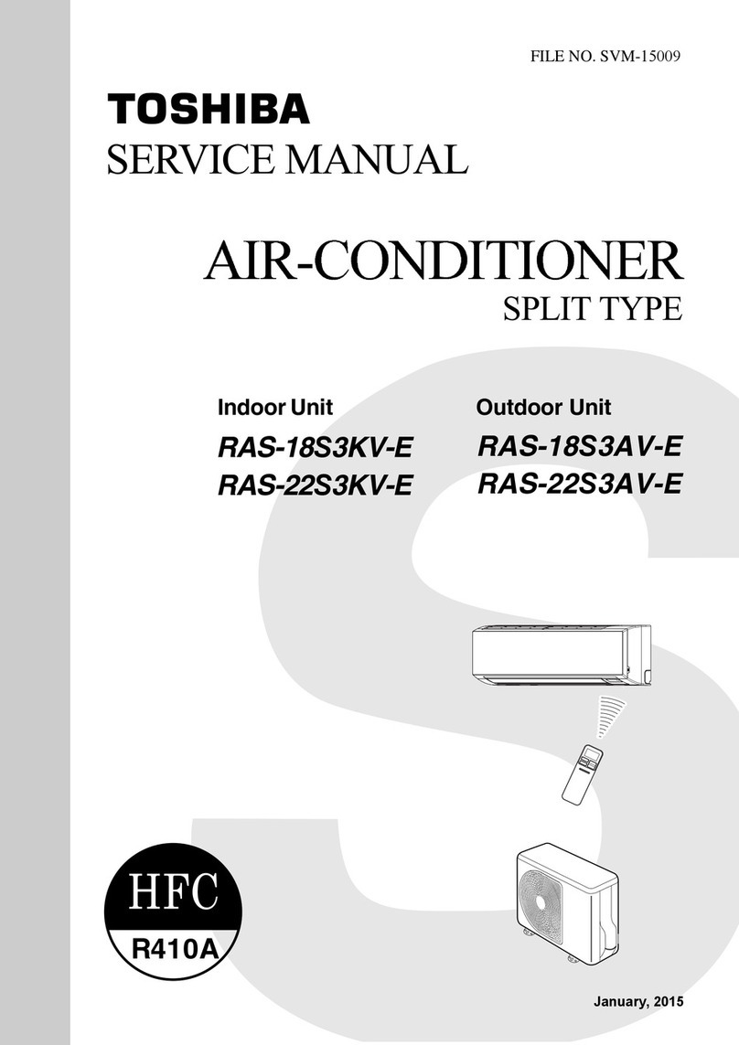 Toshiba RAS-18S3KV-E User manual