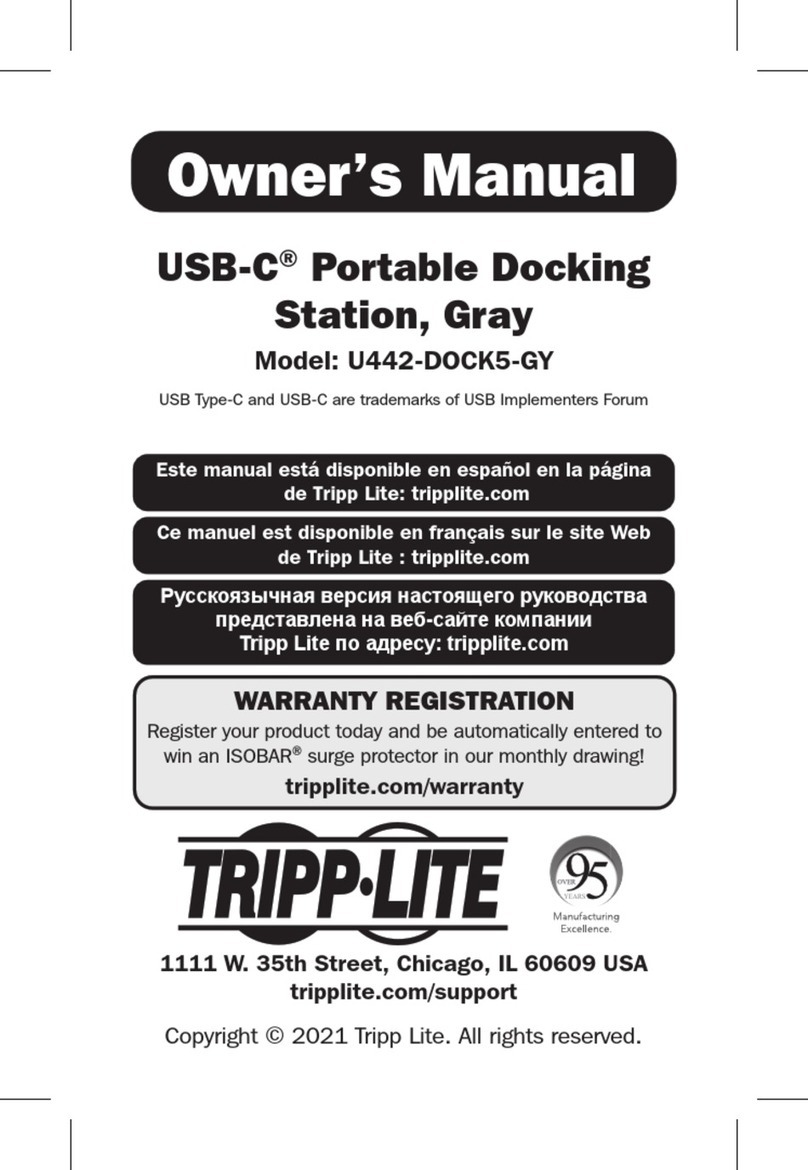 Tripp Lite 26399377 User manual