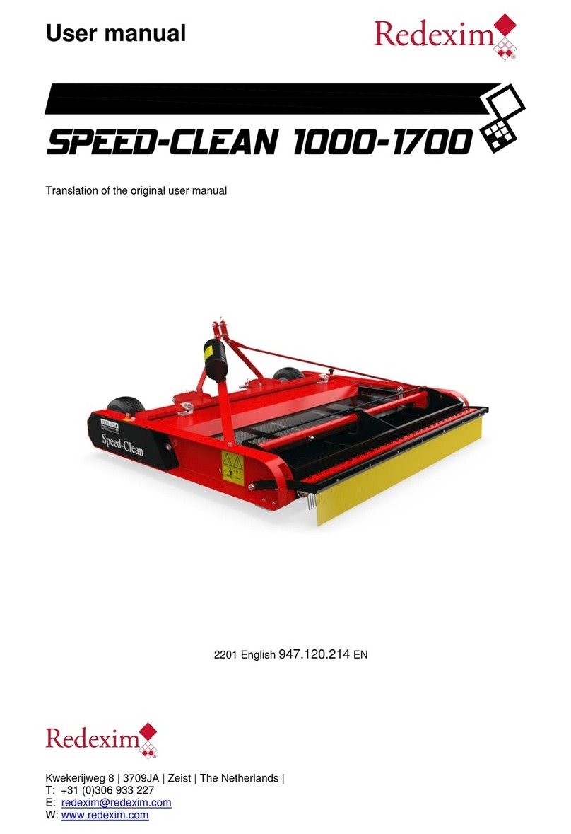 Redexim Speed-Clean 1000 User manual
