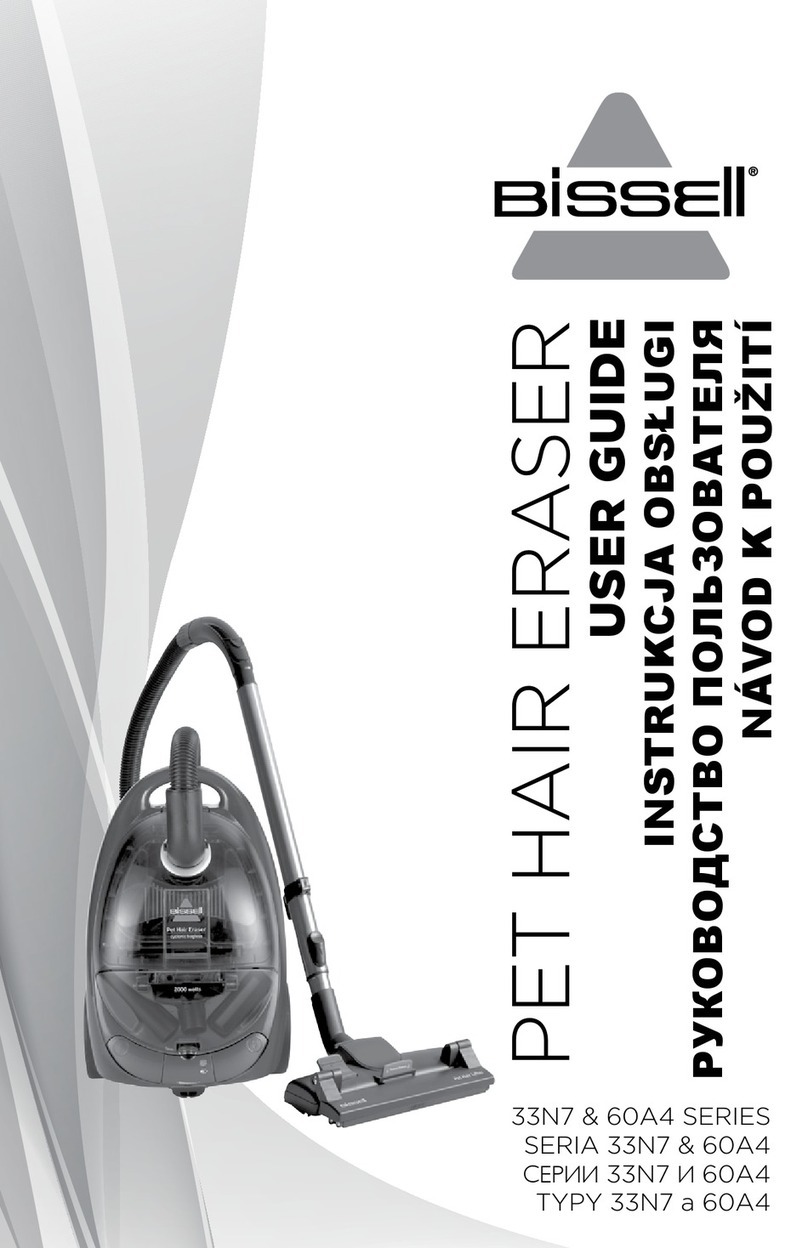 Bissell Pet Hair Eraser 33N7 Series user guide