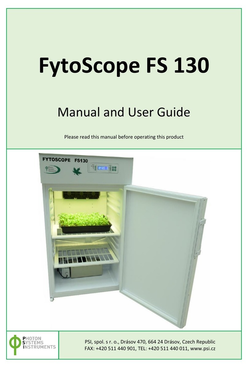 PSI FytoScope FS 130 Manual and user guide