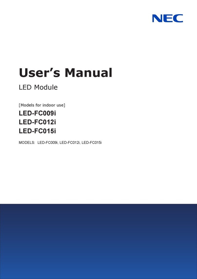NEC LED-FC012i user manual