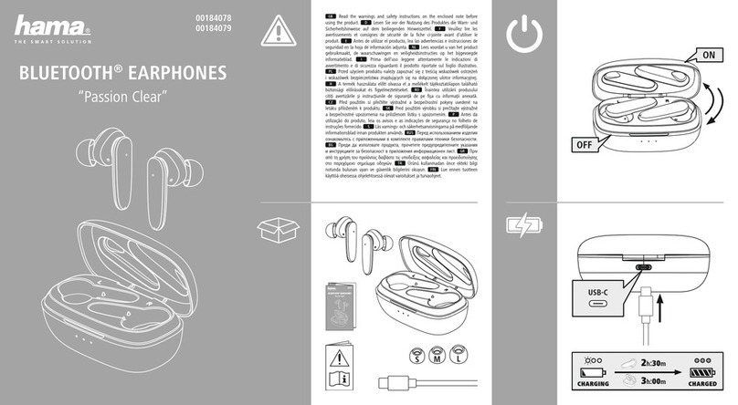 Hama Passion Clear User manual