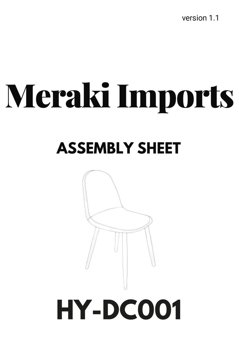 Meraki HY-DC001 Assembly sheet Meraki HY-DC001 Assembly sheet