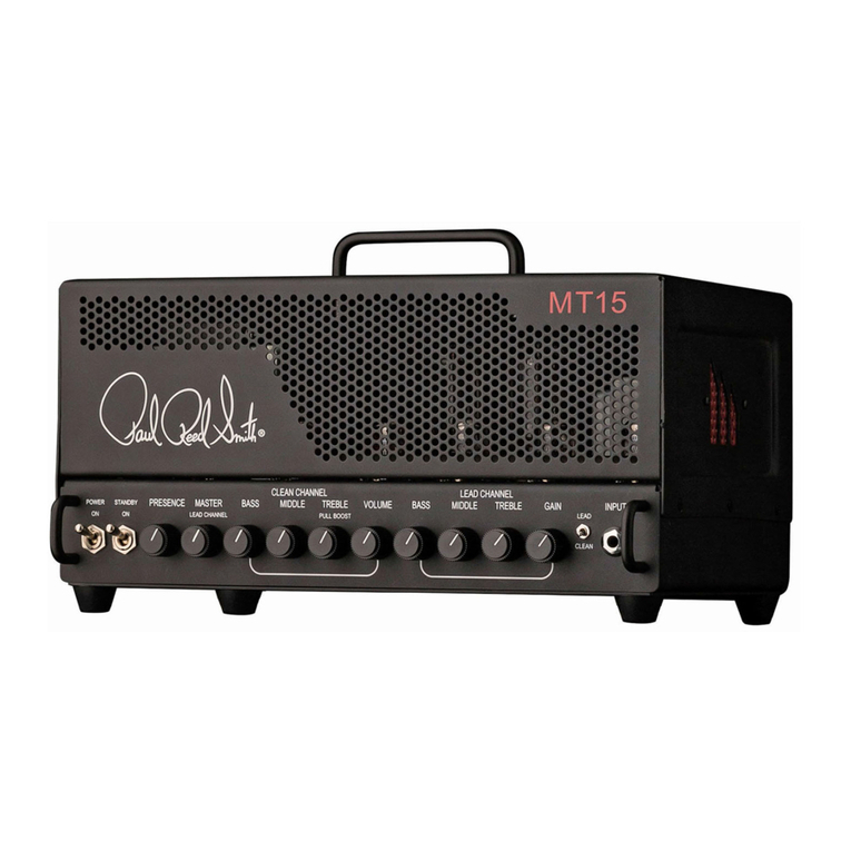 PRS Guitars Mark Tremonti MT15 user manual