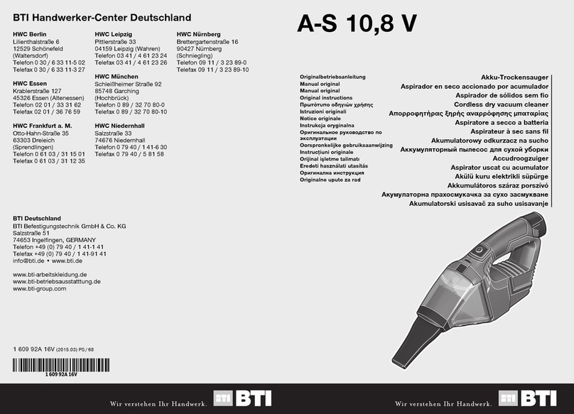 BTI A-S 10,8 V Original instructions BTI A-S 10,8 V Original instructions