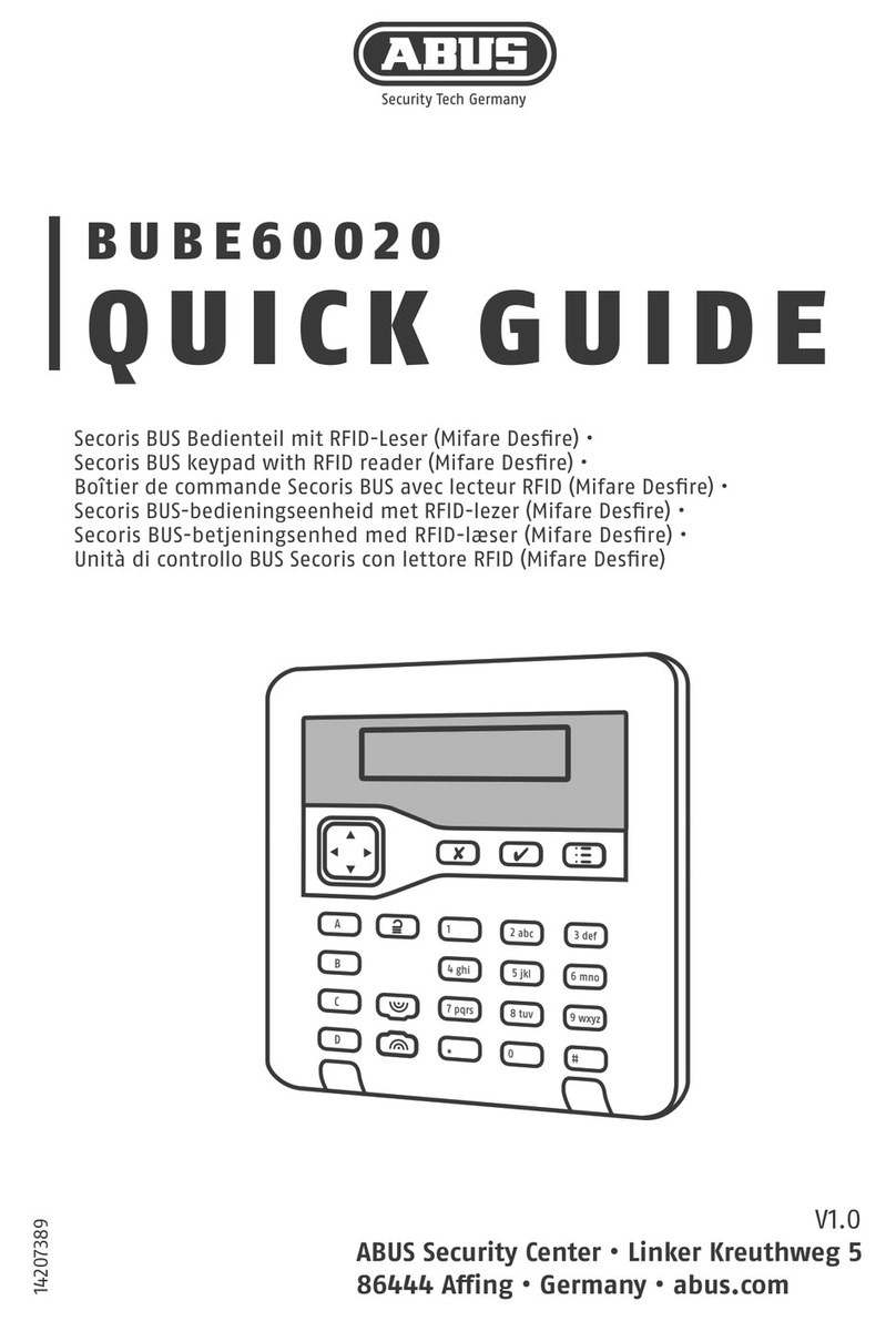 Abus BUBE60020 quick guide