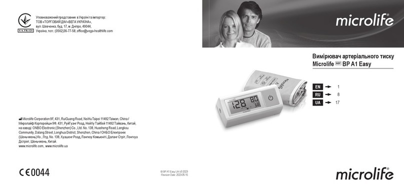 Microlife BP A1 Easy User manual