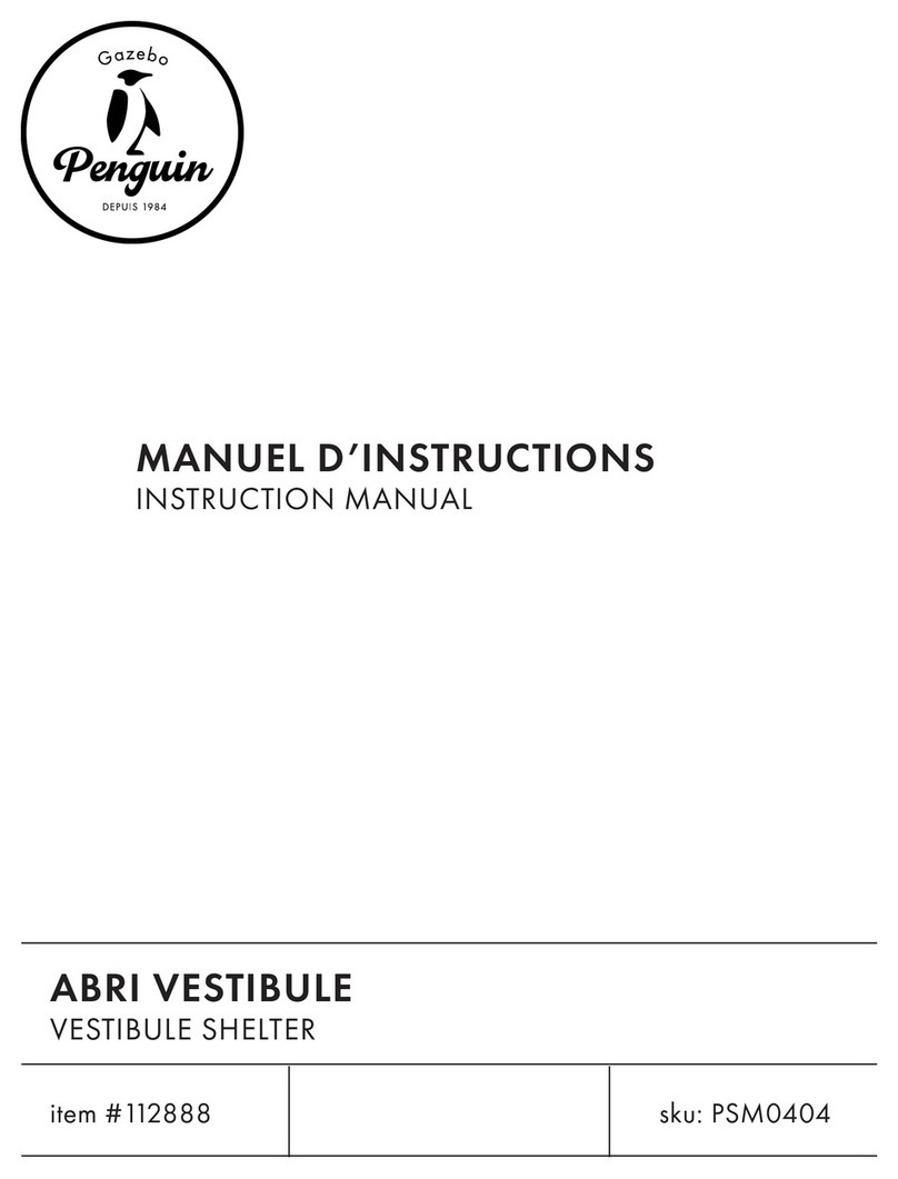Gazebo penguin PSM0404 instruction manual