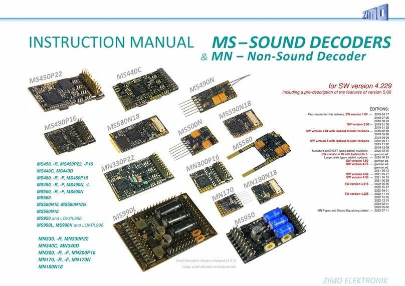 ZIMO MS450 instruction manual