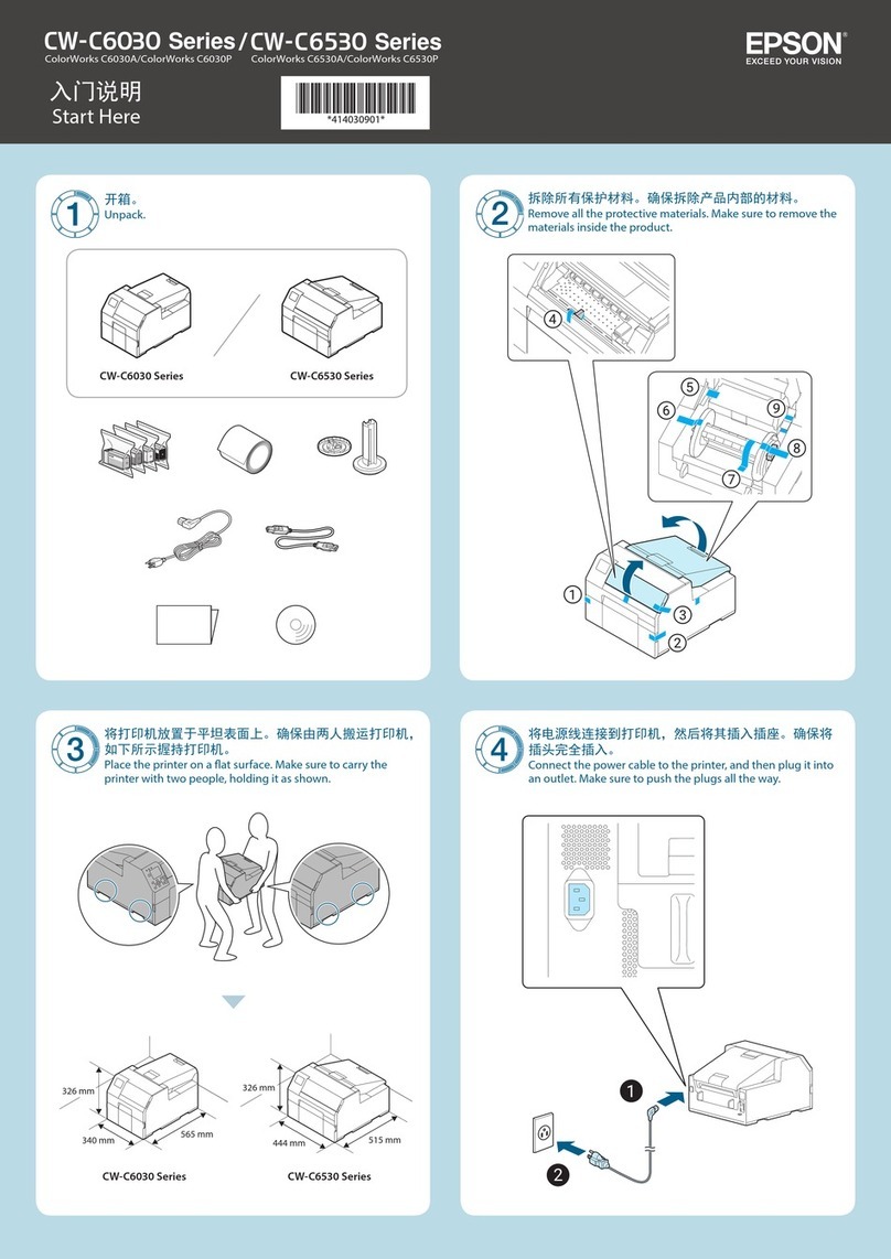 Epson ColorWorks C6030A Instruction Manual