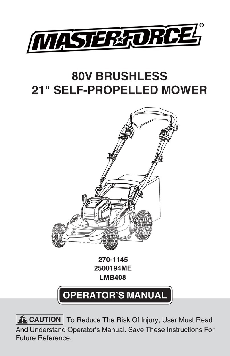 MasterForce 2500194ME Operator's manual