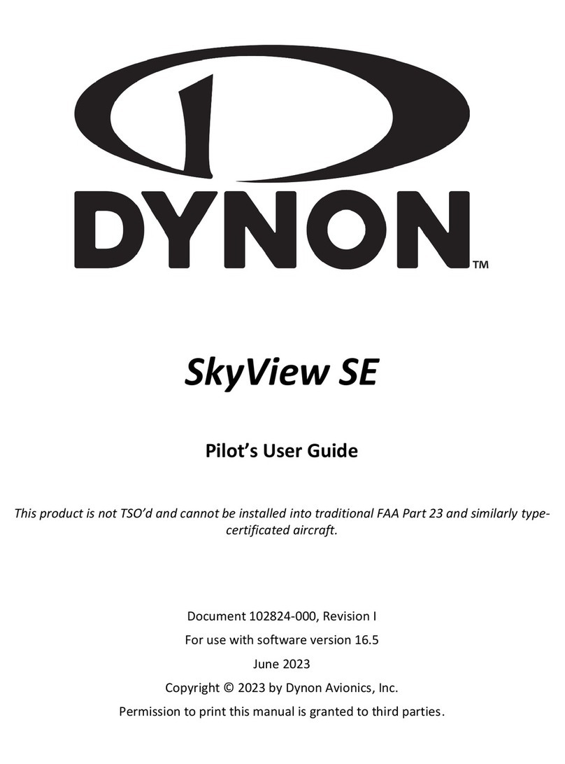 Dynon SkyView SE Pilot's user guide