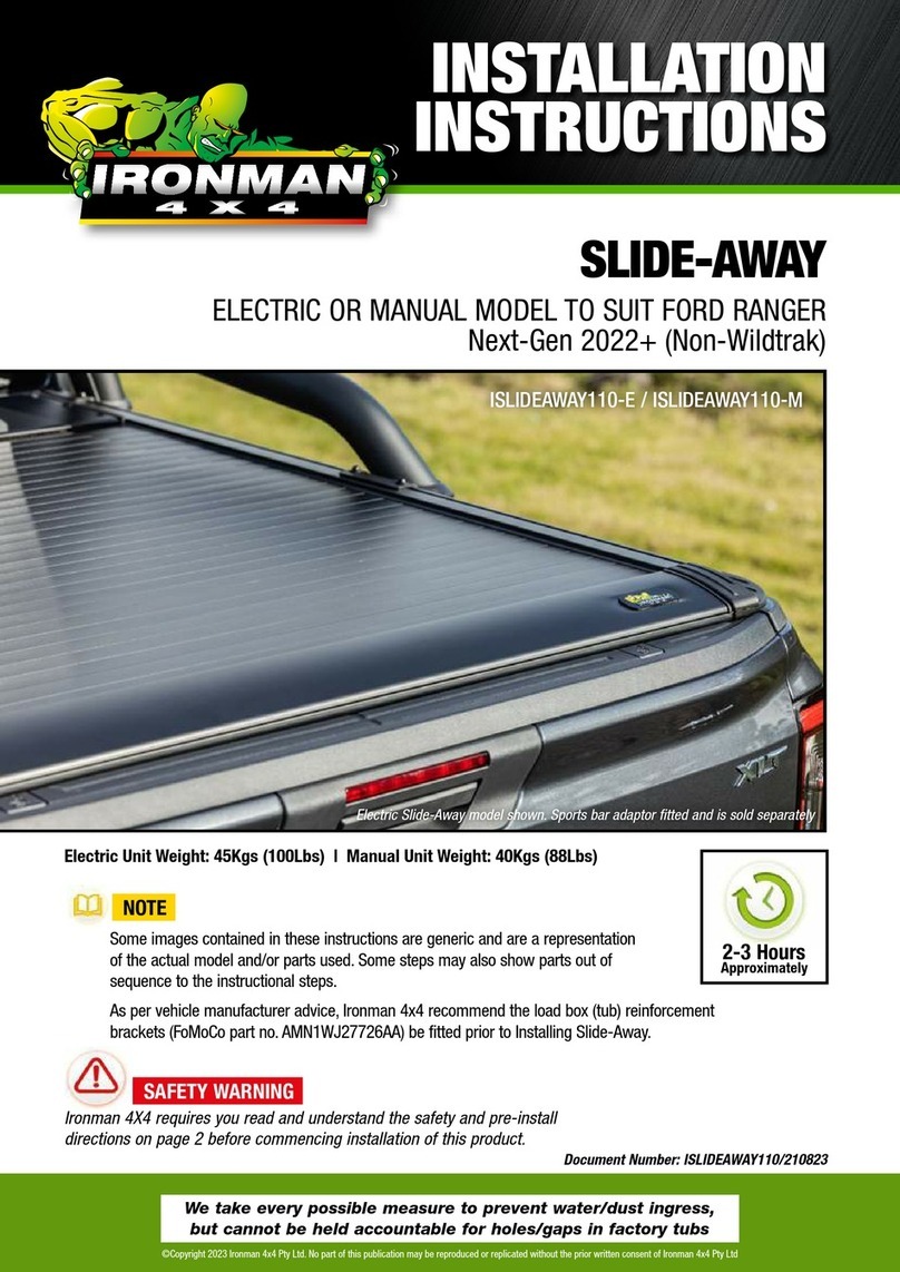 Ironman4x4 ISLIDEAWAY110-E User manual Ironman4x4 ISLIDEAWAY110-E User manual