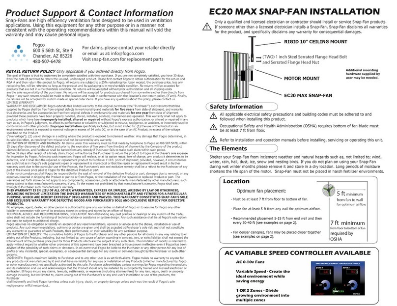 Fogco EC20 Installation