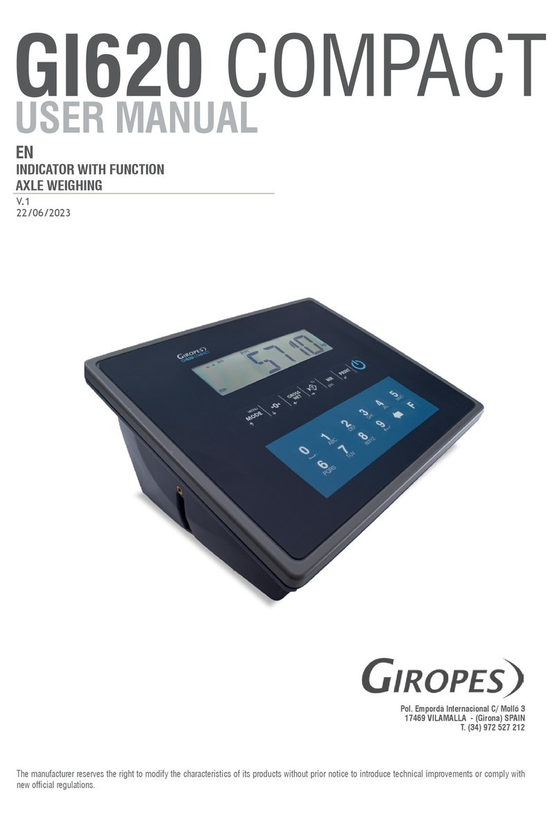 Giropes GI620 COMPACT user manual