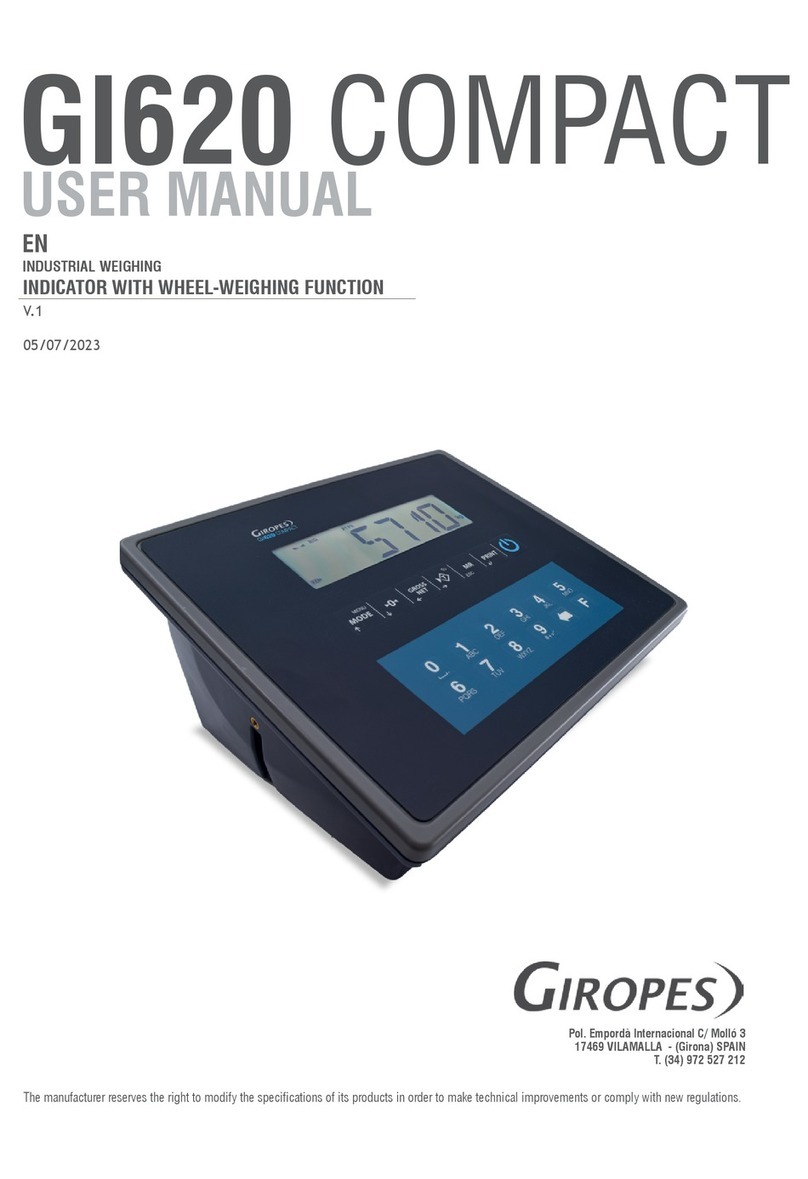 Giropes GI620 COMPACT user manual