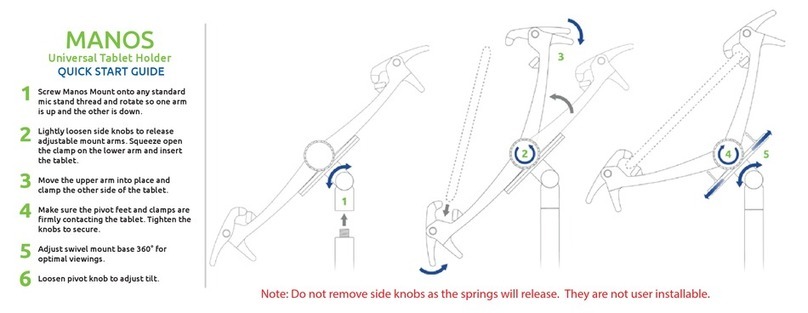 AirTurn MANOS quick start guide
