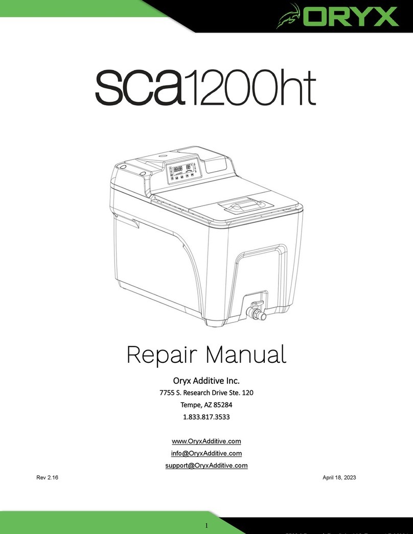 Oryx SCA1200ht Operating instructions