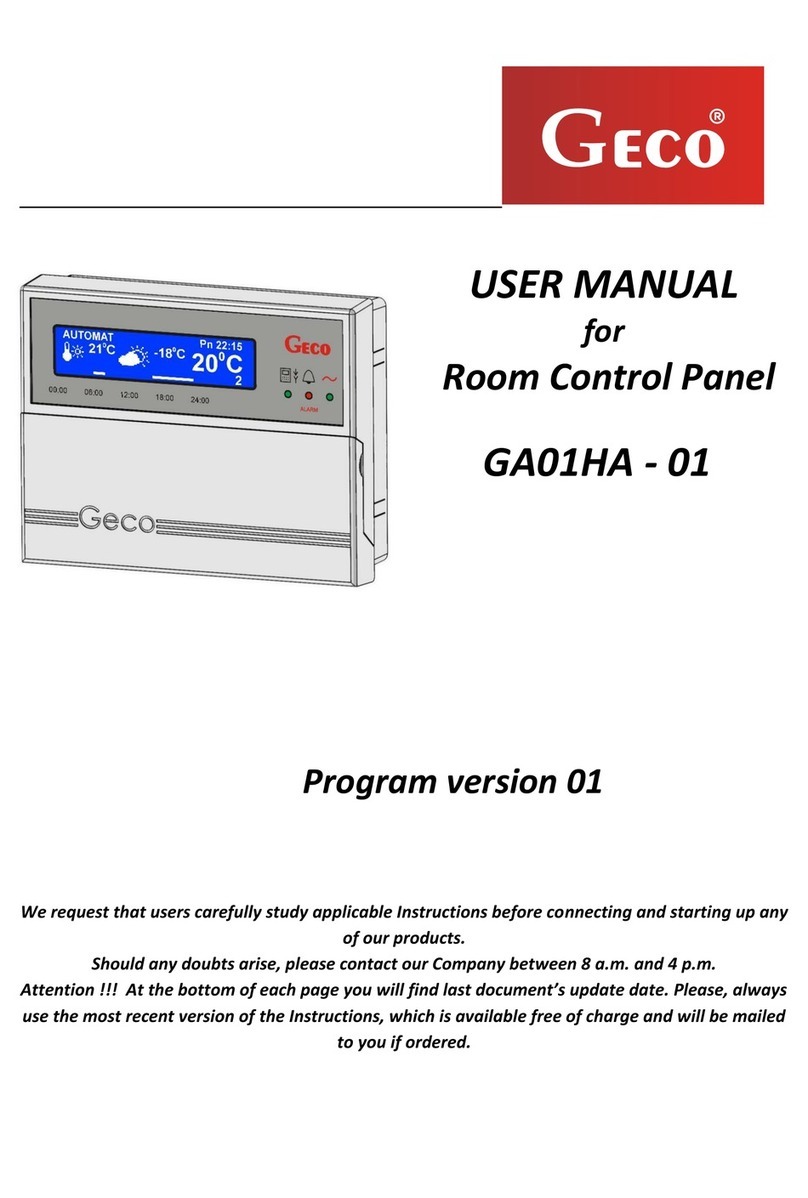 Geco GA01HA - 01 User manual
