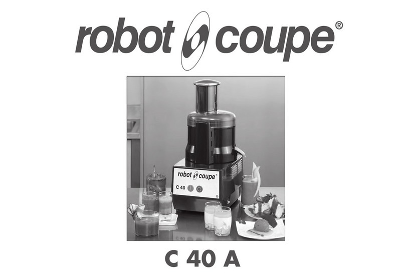 Robot Coupe C 40 A instructions