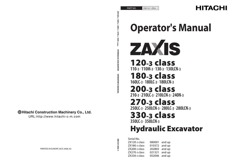 Hitachi 120-3 class User manual