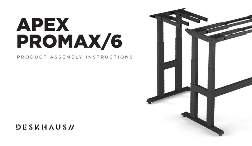 DESKHAUS APEX PROMAX/6 Product assembly instructions DESKHAUS APEX PROMAX/6 Product assembly instructions