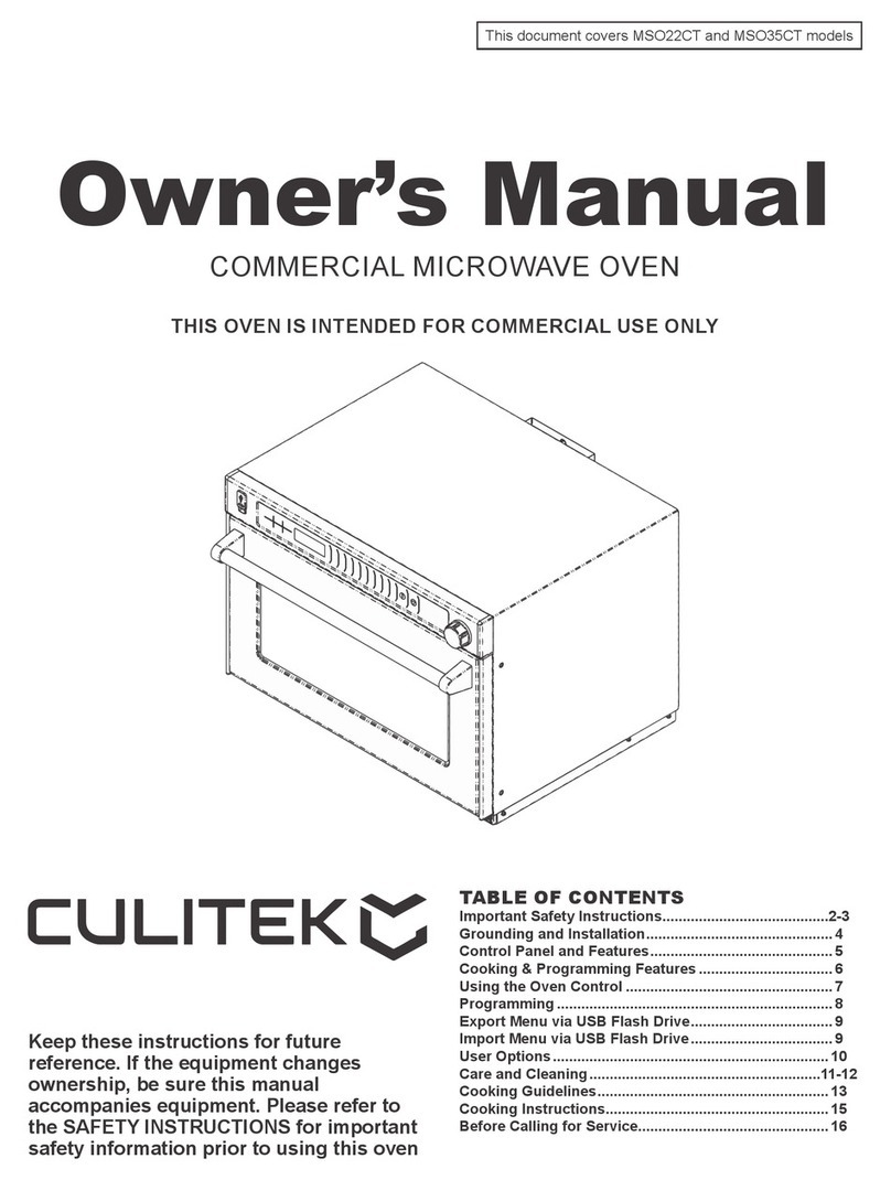 CULITEK MSO22CT owner's manual