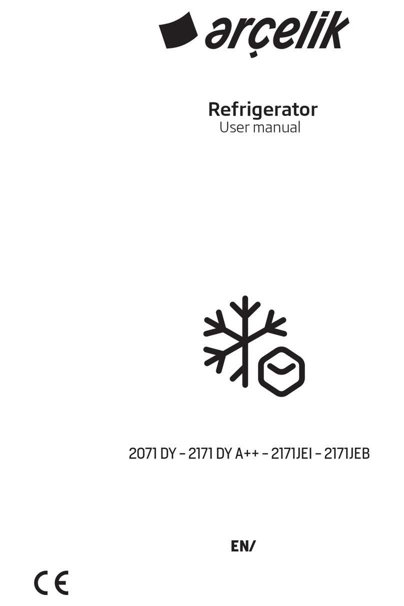 arcelik 2171 DY A++ user manual