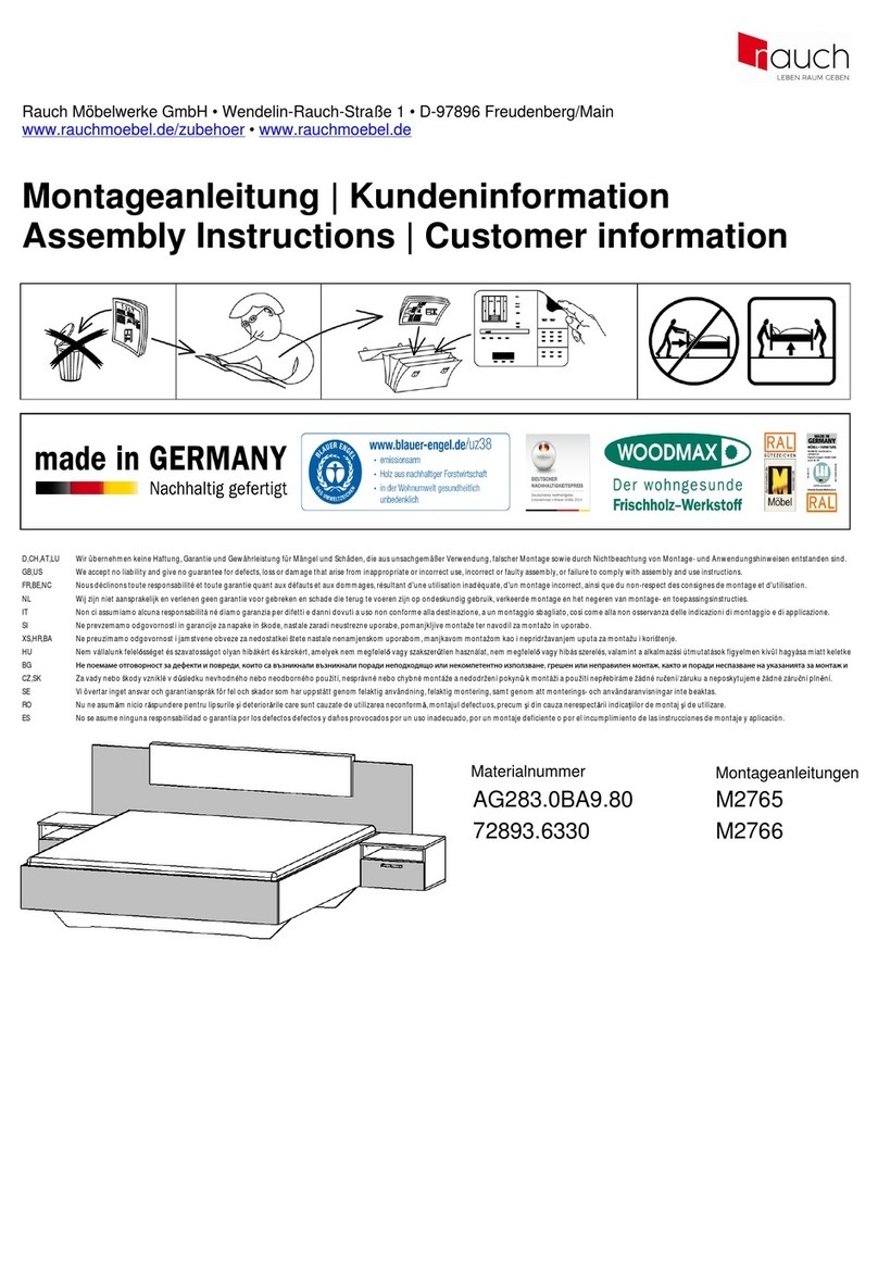 Rauch Miro M2766 Assembly instructions