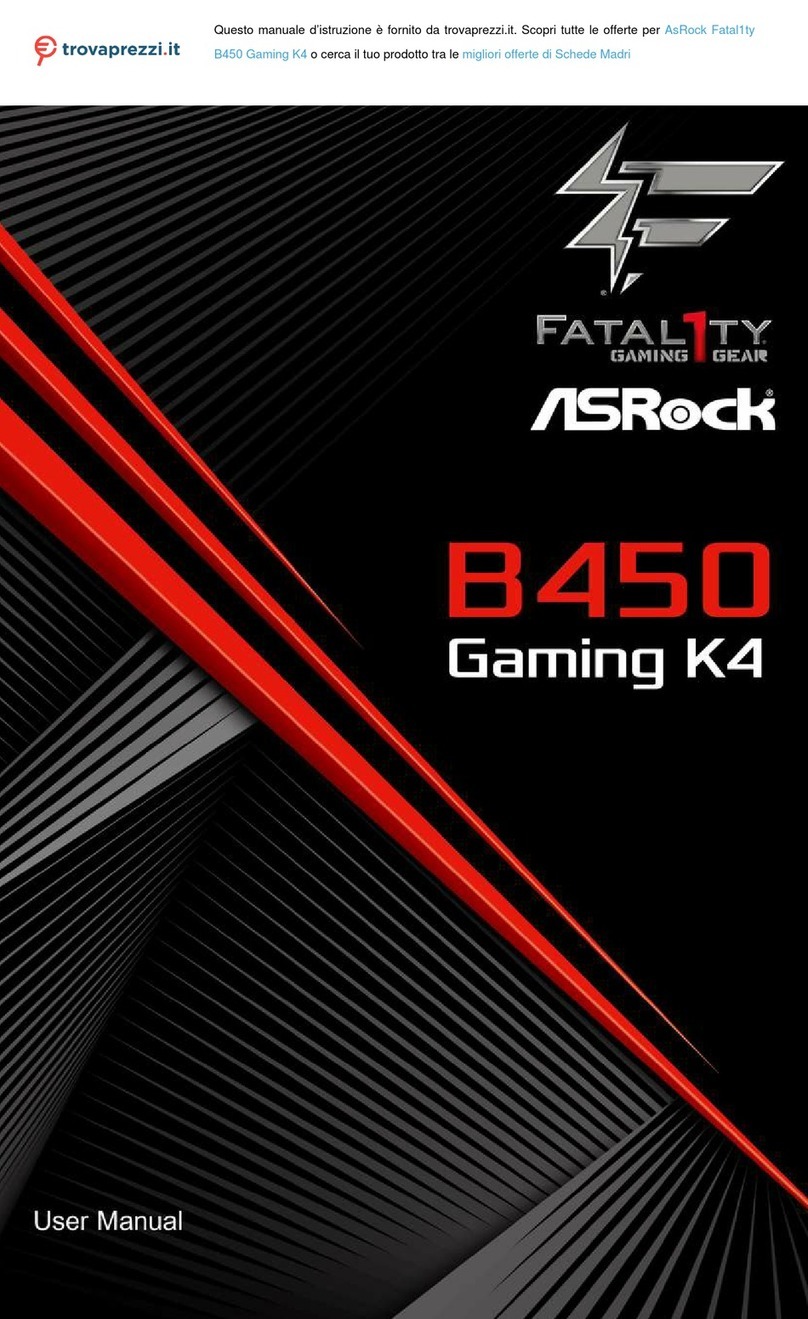 ASROCK Fatal1ty B450 User manual