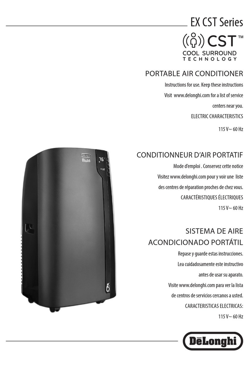DeLonghi EX CST Series User manual