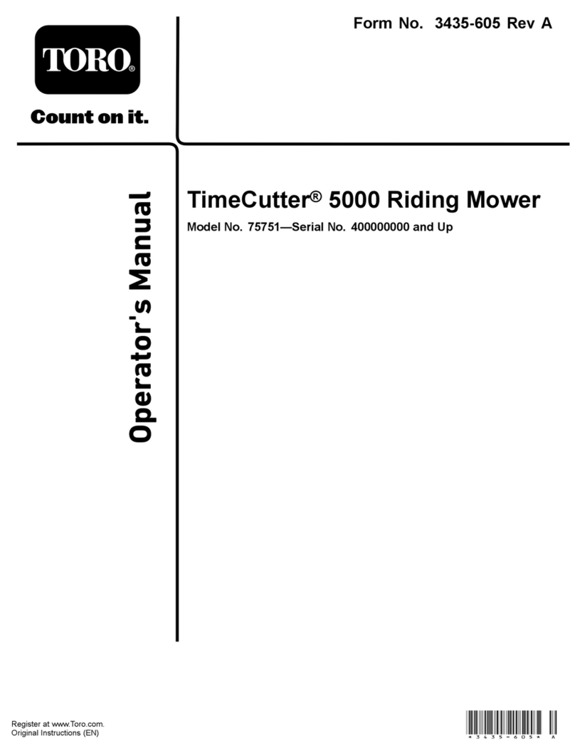 Toro TimeCutter 5000 User manual