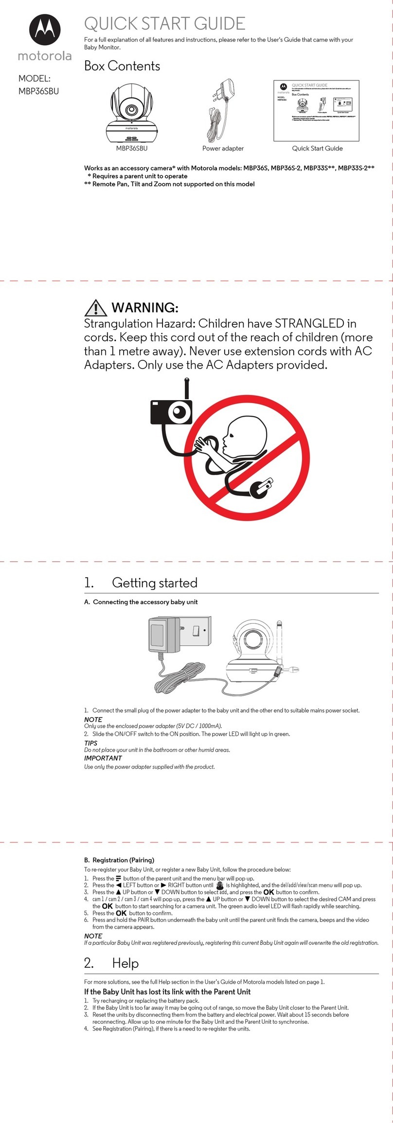 Motorola MBP36SBU User manual