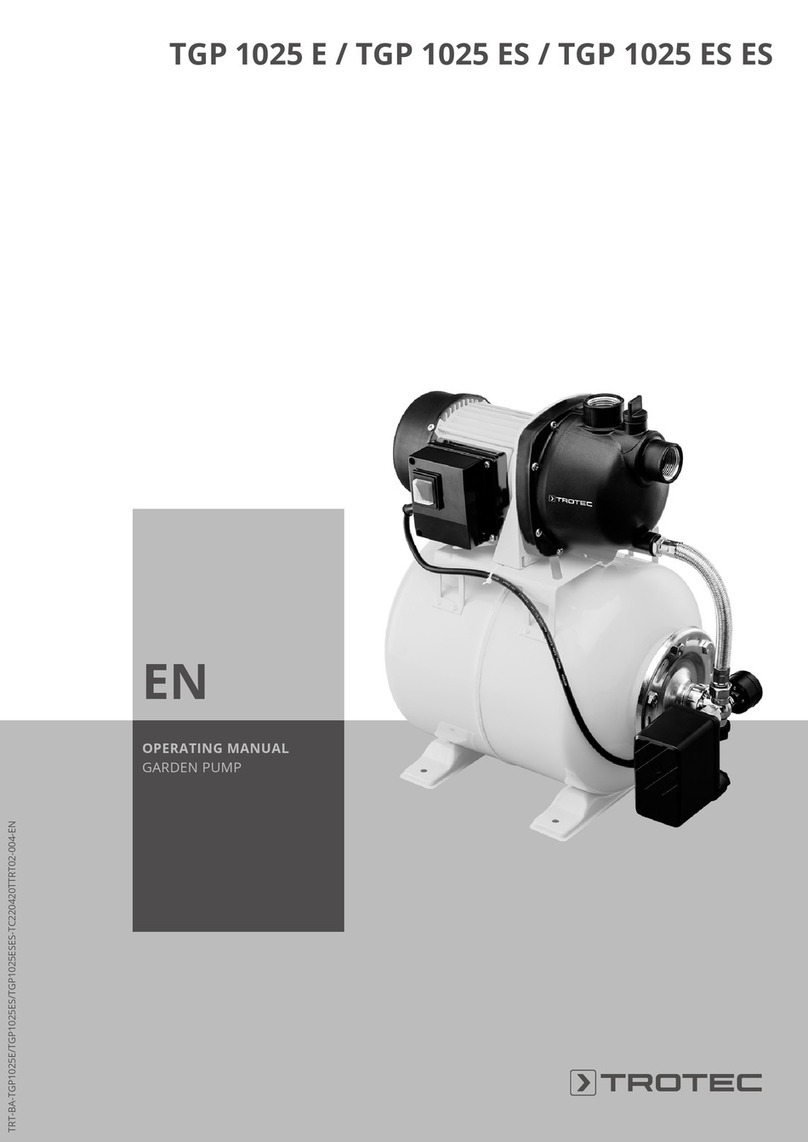 Trotec TGP 1025 ES operating manual Trotec TGP 1025 ES operating manual