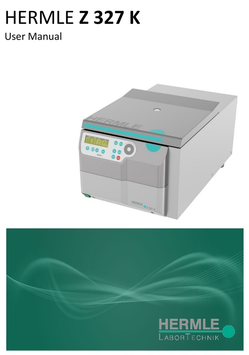 Hermle Z 327 K user manual