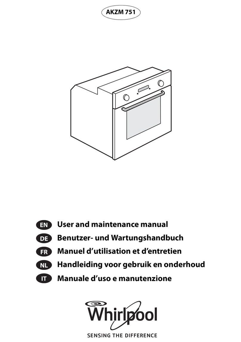 Whirlpool AKZM 751 User and maintenance manual