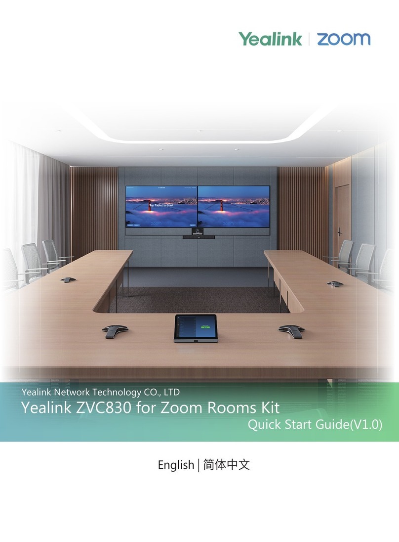 Yealink ZVC830 quick start guide