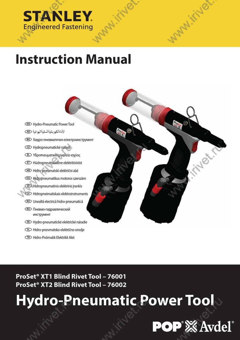 Stanley POP Avdel ProSet XT2 User manual