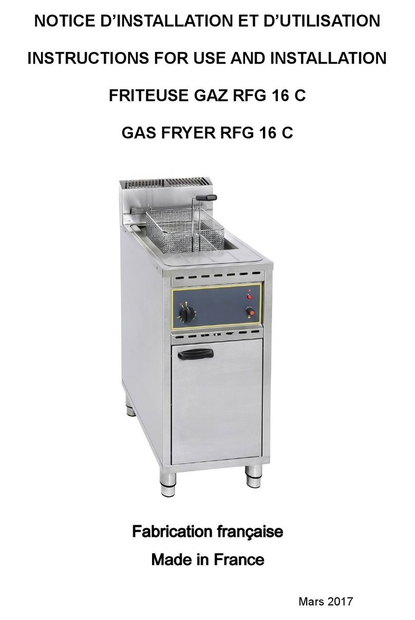 Roller Grill RFG 16 C Operation manual