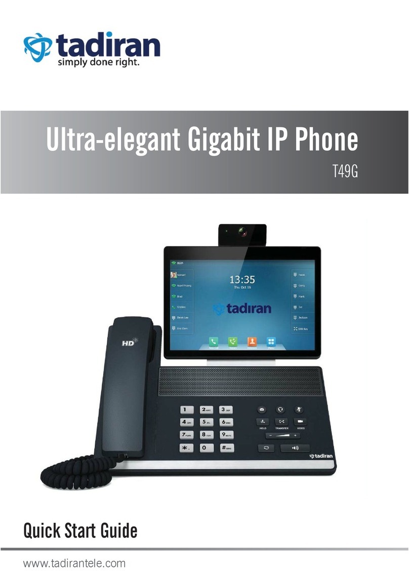 Tadiran Telecom T49G User manual