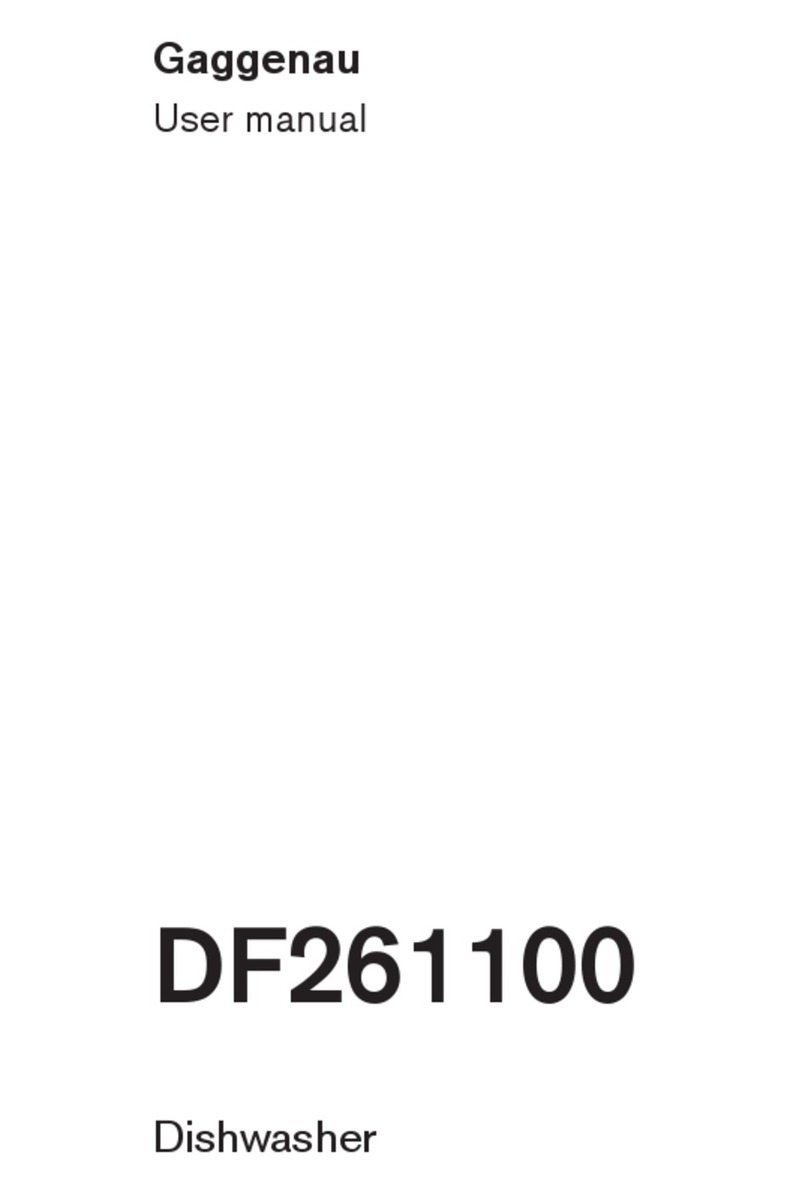 Gaggenau DF261100 user manual