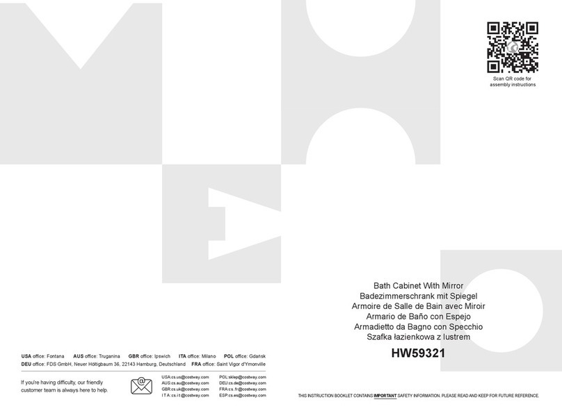 Costway HW59321 Instruction booklet Costway HW59321 Instruction booklet