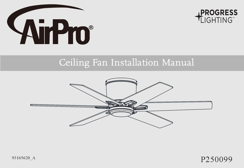 Progress Lighting AirPro P250099 installation manual
