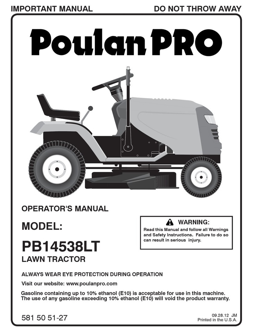 Poulan Pro PB14538LT Operator's manual