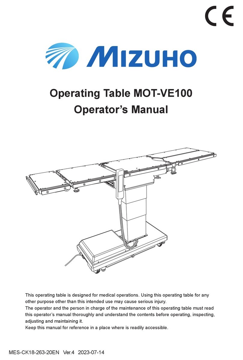 Mizuho MOT-VE100 Operator's manual