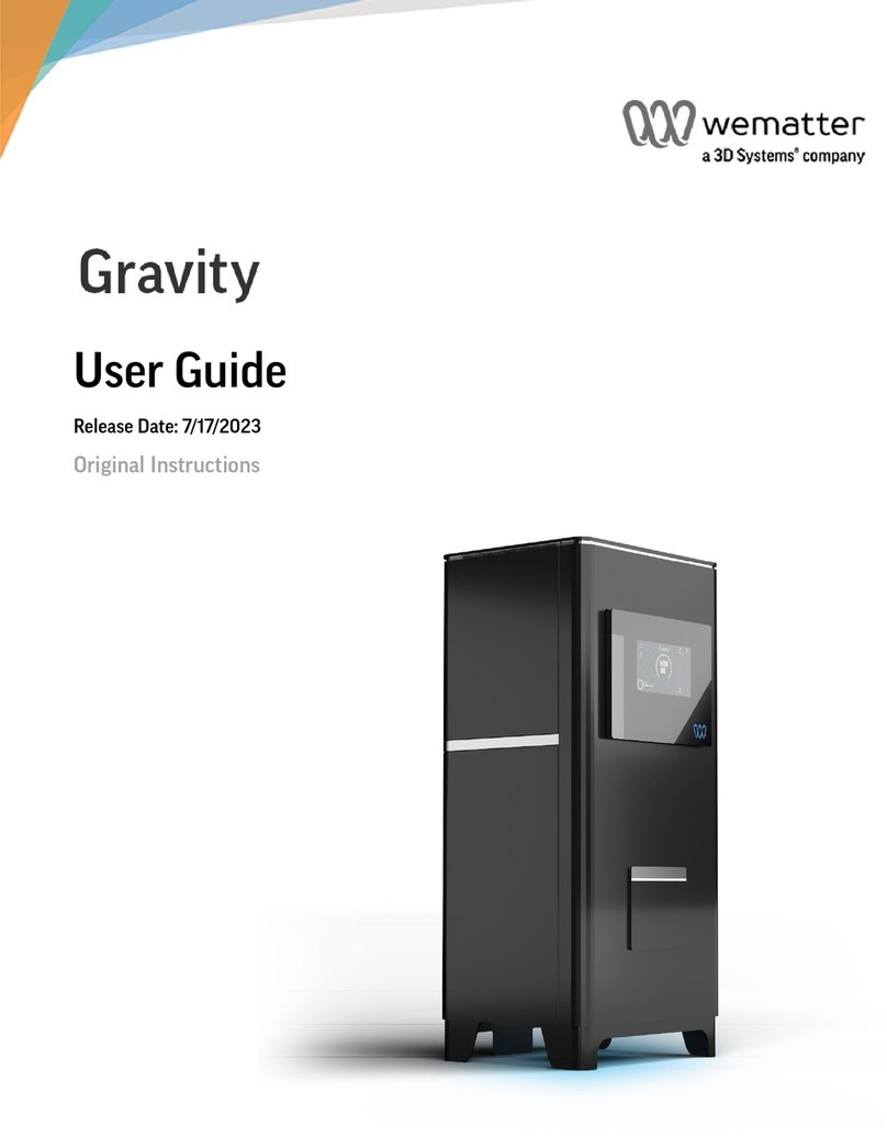 3D Systems wematter Gravity User manual
