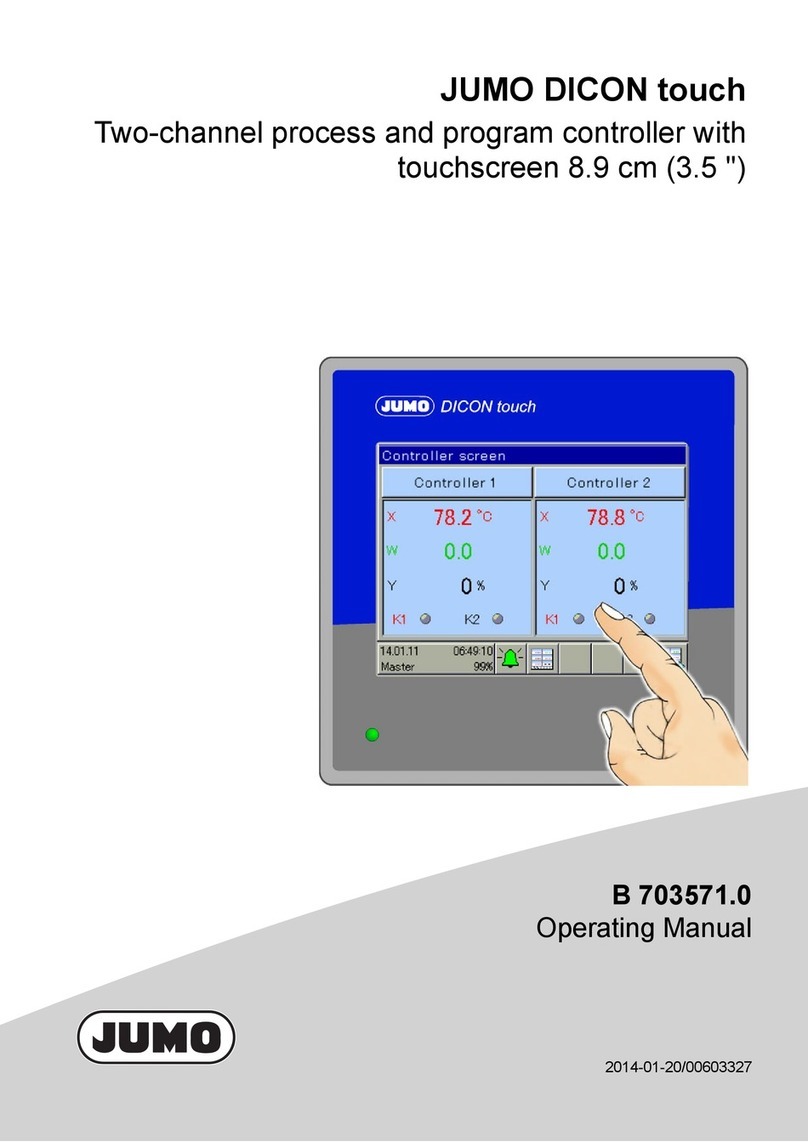 JUMO B 703571.0 operating manual