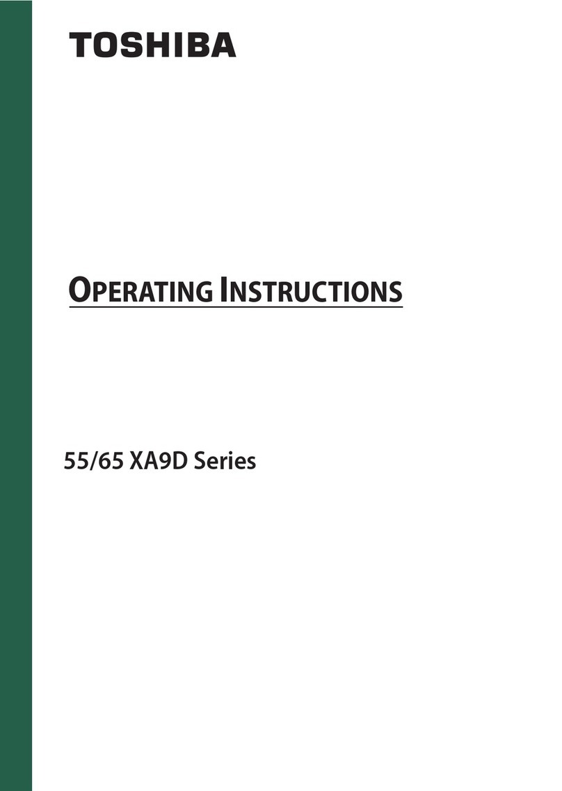 Toshiba 55 XA9D Series User manual